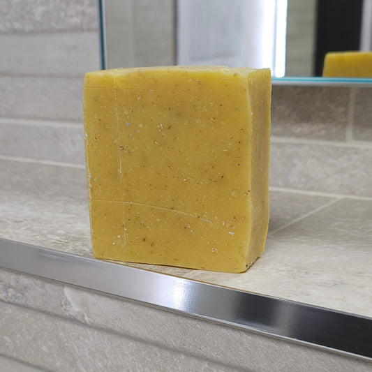 Orange and Carrot burst - a beautiful skin nourishing combination soap bar