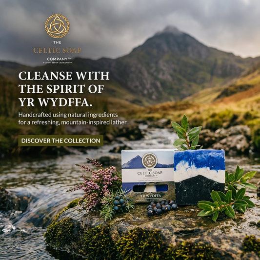 A tribute to Yr Wydffa (Mount Snowdon) - Wales' highest mountain, a cleansing and refreshing natural soap bar