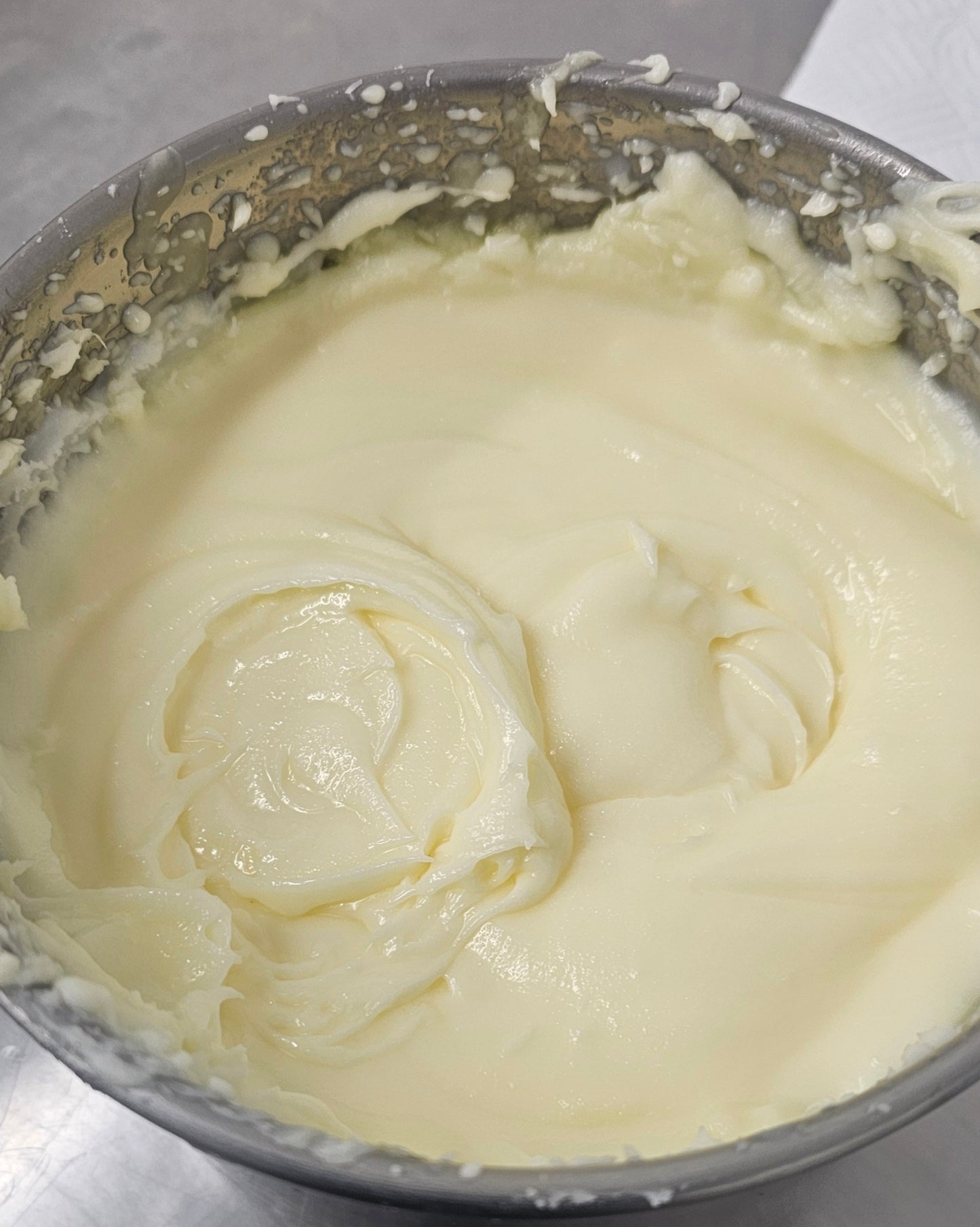 Whipped Organic Tallow body butter 100g amber glass jar.
