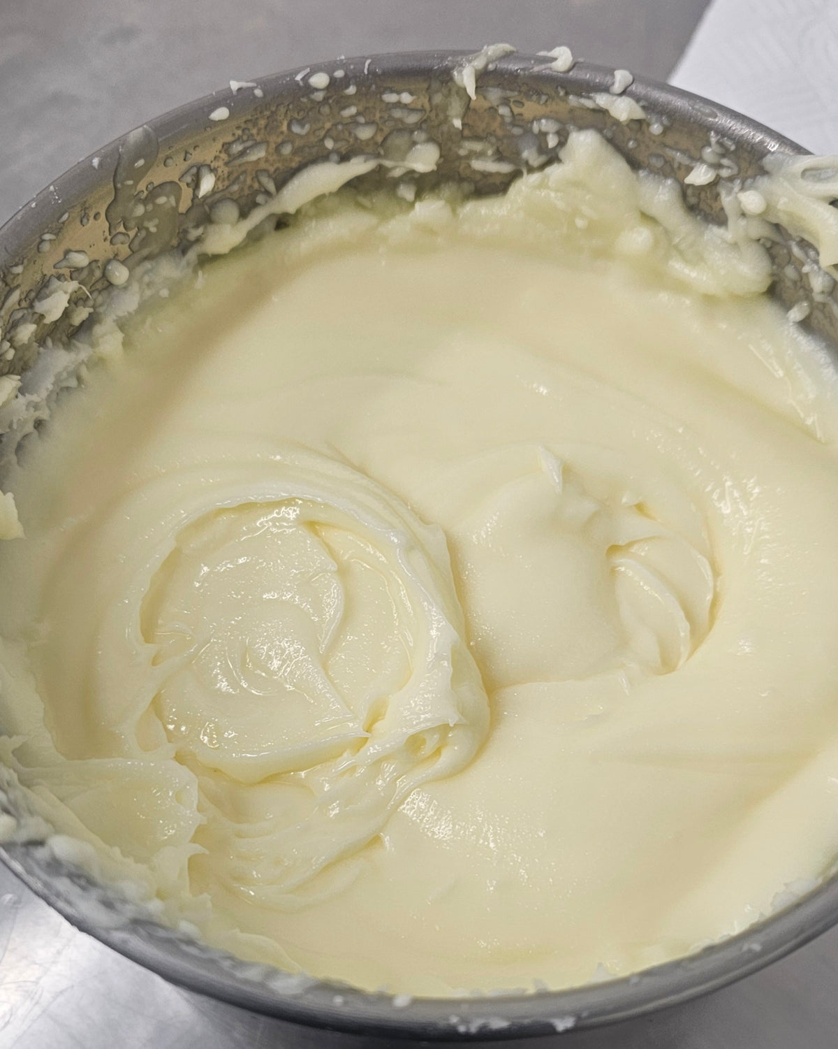 Whipped Organic Tallow body butter 100g amber glass jar.