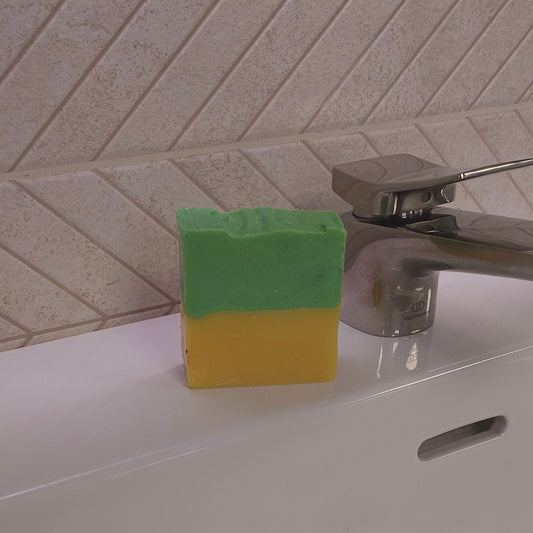 Refreshing Lemon and Lime - a hand crafted natural soap - The Celtic Soap Company (Y Cwmni Sebon Celtaidd) Ltd.