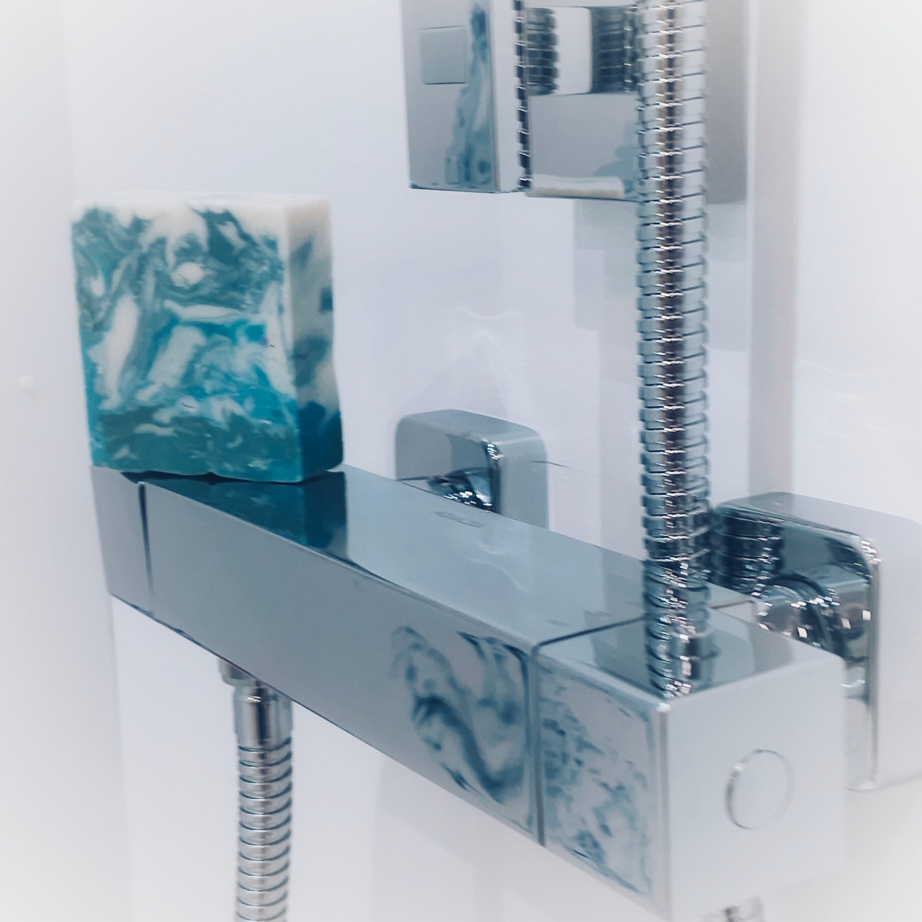 The Menai Strait - a soap bar consisting of ground oyster shell, supplemented with Halen Môn sea salt - The Celtic Soap Company (Y Cwmni Sebon Celtaidd) Ltd.